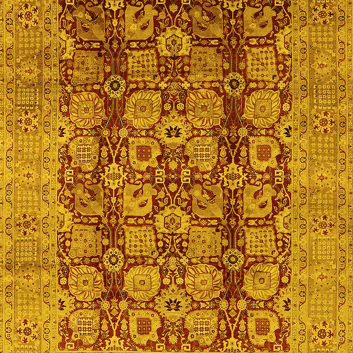 Oriental Yellow Industrial Rug, urb3225yw