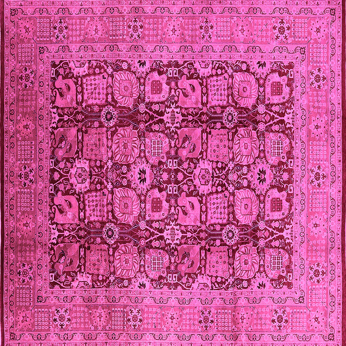 Square Oriental Pink Industrial Rug, urb3225pnk