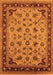 Machine Washable Oriental Orange Industrial Area Rugs, wshurb3226org