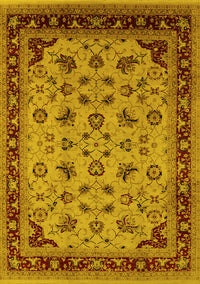 Oriental Yellow Industrial Rug, urb3226yw