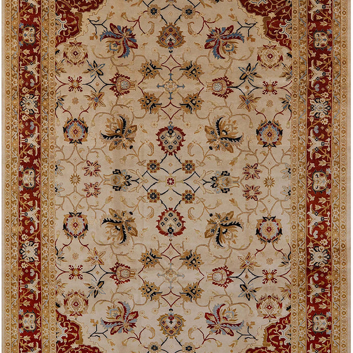 Mid-Century Modern Mahogany Brown Oriental Rug, urb3226