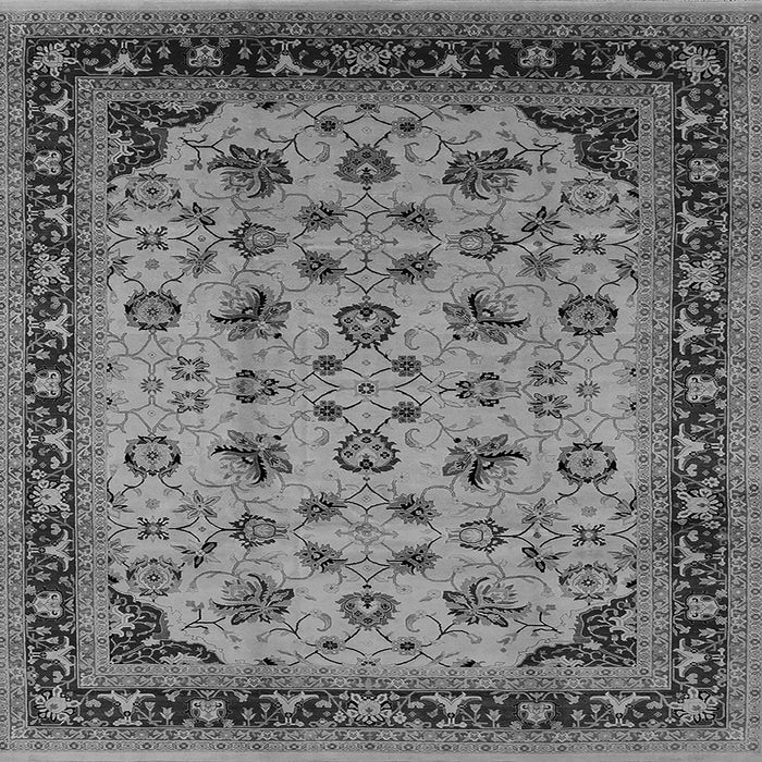 Square Oriental Gray Industrial Rug, urb3226gry