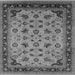 Square Oriental Gray Industrial Rug, urb3226gry