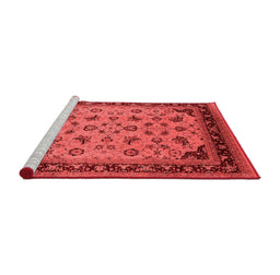 Industrial Red Washable Rugs