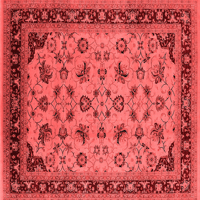 Machine Washable Oriental Red Industrial Rug, wshurb3226red