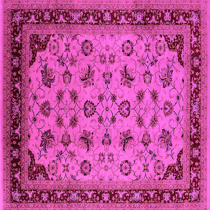 Square Oriental Pink Industrial Rug, urb3226pnk