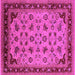 Square Oriental Pink Industrial Rug, urb3226pnk