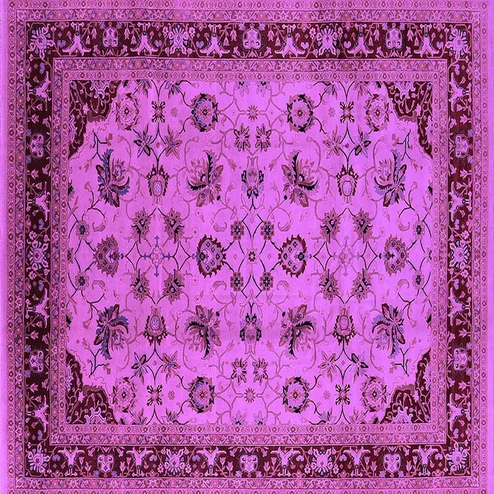 Square Oriental Purple Industrial Rug, urb3226pur