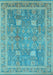 Oriental Light Blue Industrial Rug, urb3227lblu