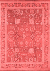 Oriental Red Industrial Rug, urb3227red