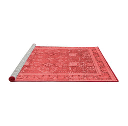 Industrial Red Washable Rugs