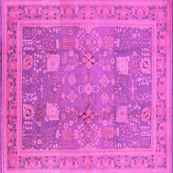 Square Oriental Pink Industrial Rug, urb3227pnk