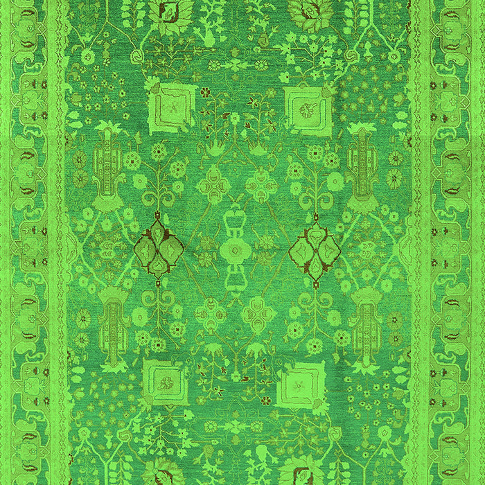 Oriental Green Industrial Rug, urb3227grn