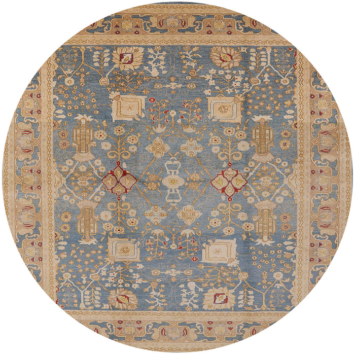 Round Machine Washable Industrial Modern Dark Almond Brown Rug, wshurb3227