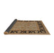 Sideview of Mid-Century Modern Light Copper Gold Oriental Rug, urb3228