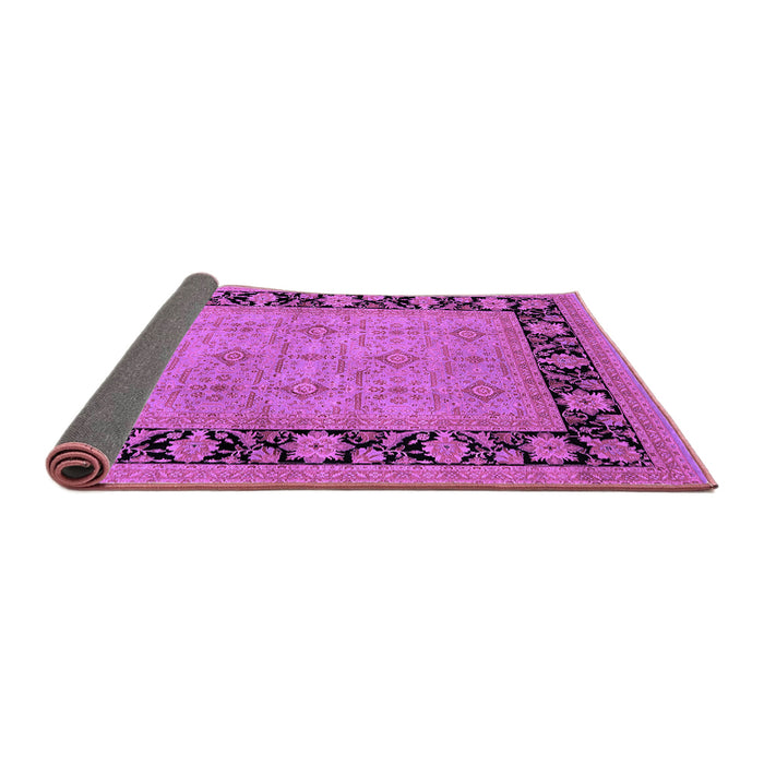 Sideview of Oriental Purple Industrial Rug, urb3228pur