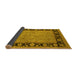 Sideview of Oriental Yellow Industrial Rug, urb3228yw