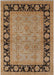 Mid-Century Modern Light Copper Gold Oriental Rug, urb3228