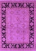 Machine Washable Oriental Purple Industrial Area Rugs, wshurb3228pur