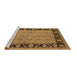 Sideview of Machine Washable Oriental Brown Industrial Rug, wshurb3228brn