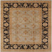 Square Machine Washable Industrial Modern Light Copper Gold Rug, wshurb3228