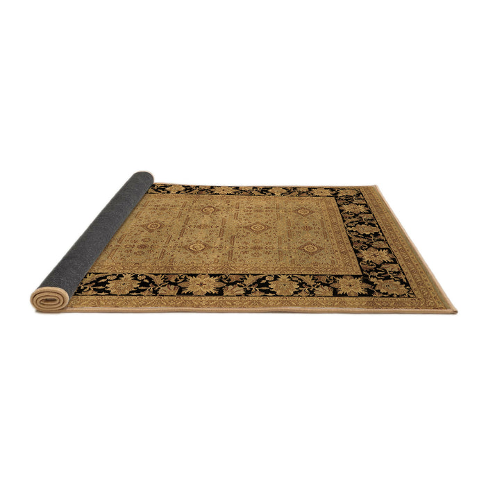 Sideview of Oriental Brown Industrial Rug, urb3228brn