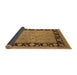 Sideview of Oriental Brown Industrial Rug, urb3228brn