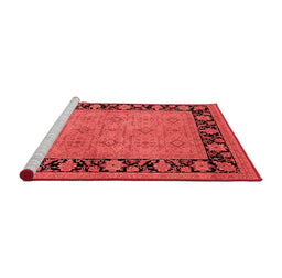 Industrial Red Washable Rugs