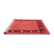 Industrial Red Washable Rugs