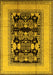 Oriental Yellow Industrial Rug, urb3229yw