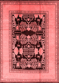 Oriental Red Industrial Rug, urb3229red