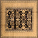 Square Oriental Brown Industrial Rug, urb3229brn