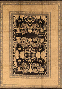 Oriental Brown Industrial Rug, urb3229brn