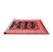 Industrial Red Washable Rugs