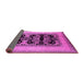 Sideview of Oriental Pink Industrial Rug, urb3229pnk