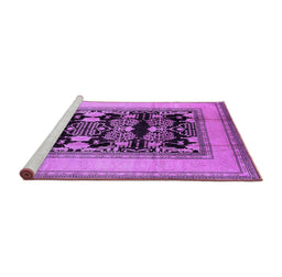 Sideview of Machine Washable Oriental Purple Industrial Area Rugs, wshurb3229pur
