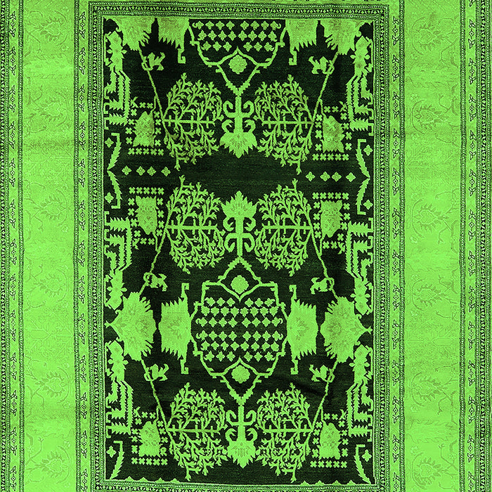 Oriental Green Industrial Rug, urb3229grn