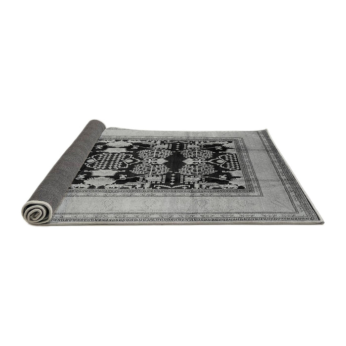 Sideview of Oriental Gray Industrial Rug, urb3229gry