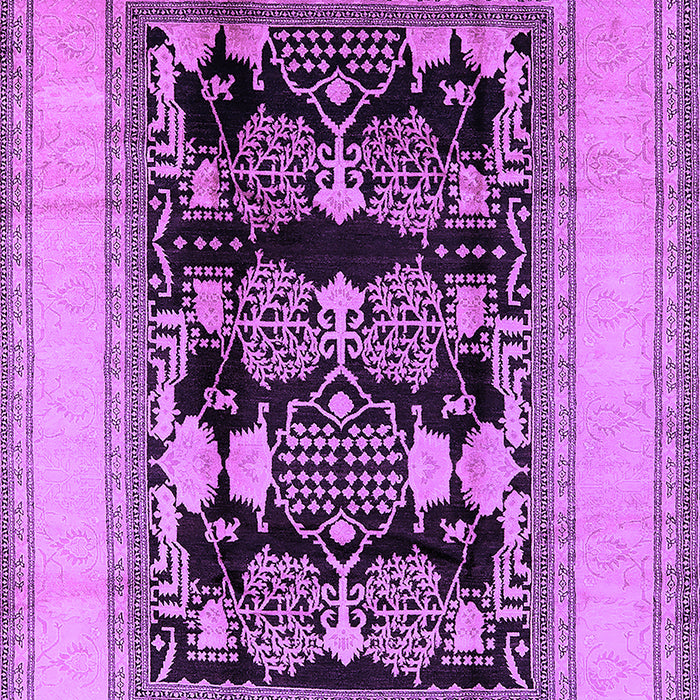 Machine Washable Oriental Purple Industrial Area Rugs, wshurb3229pur