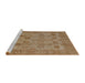 Sideview of Machine Washable Industrial Modern Dark Bisque Brown Rug, wshurb3230