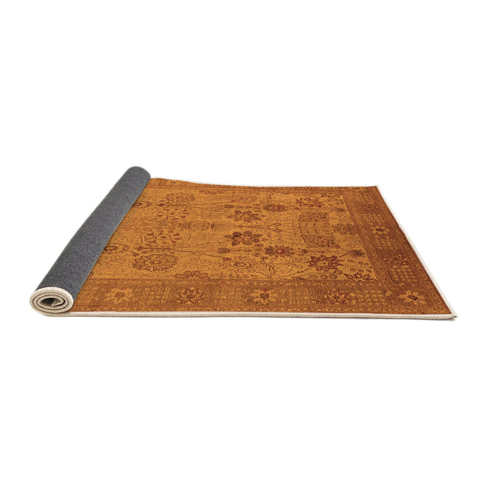 Sideview of Oriental Orange Industrial Rug, urb3230org