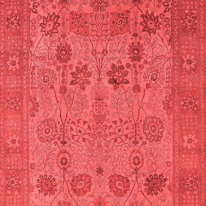 Machine Washable Oriental Red Industrial Rug, wshurb3230red