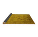 Sideview of Oriental Yellow Industrial Rug, urb3230yw