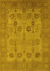 Oriental Yellow Industrial Rug, urb3230yw