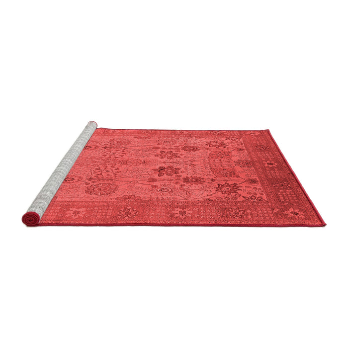 Industrial Red Washable Rugs