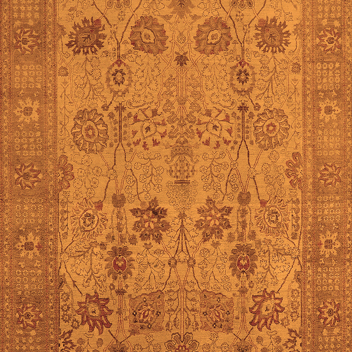 Machine Washable Oriental Orange Industrial Area Rugs, wshurb3230org
