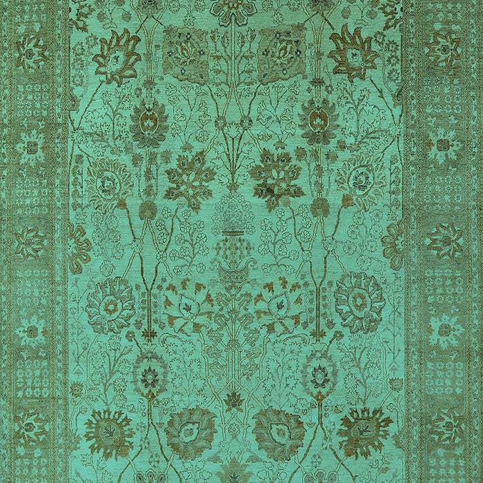 Oriental Turquoise Industrial Rug, urb3230turq
