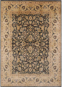 Machine Washable Industrial Modern Brown Sand Brown Rug, wshurb3231