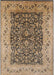 Machine Washable Industrial Modern Brown Sand Brown Rug, wshurb3231