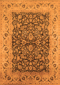 Oriental Orange Industrial Rug, urb3231org